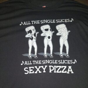 sexy pizza graphic t shirt